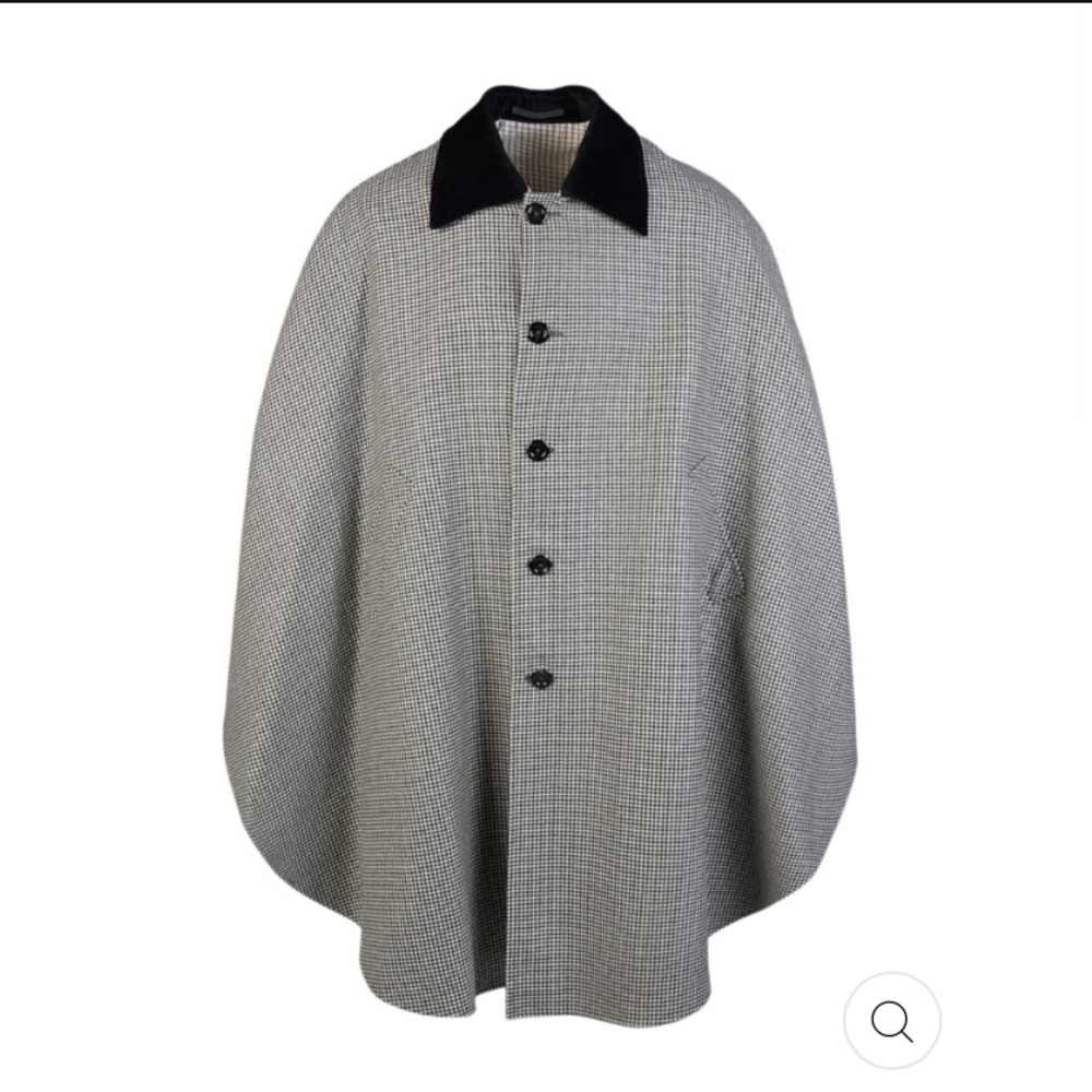 Gucci Men’s  RTW Houndstooth Cape
